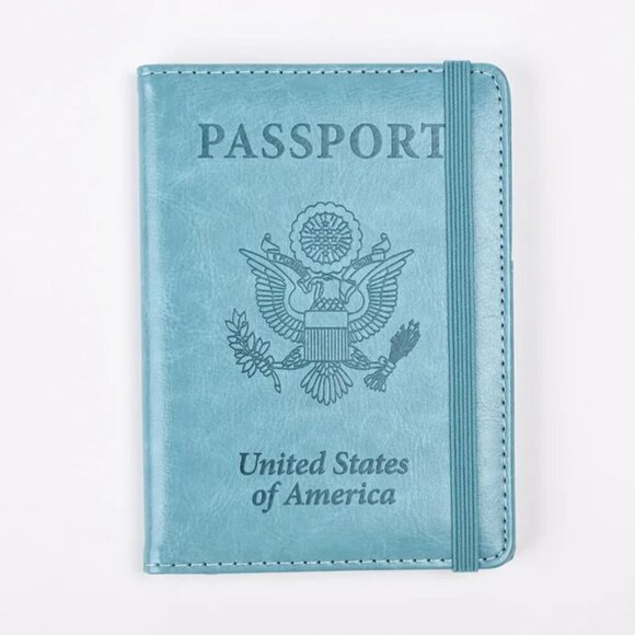 2/$30  New! Blue Passport Holder - Picture 1 of 6